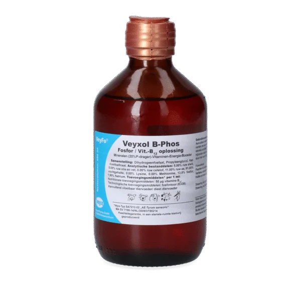 Aliment complémentaire pour vaches laitières avec phosphore et vitamine B12, 250 ml – Veyx Veyfo Veyxol B-Phos