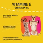 Poudre complémentaire pour chiens et chats avec vitamine E et sélénium, 250 g – Excellent Pets Vitamin E+ – Image 6