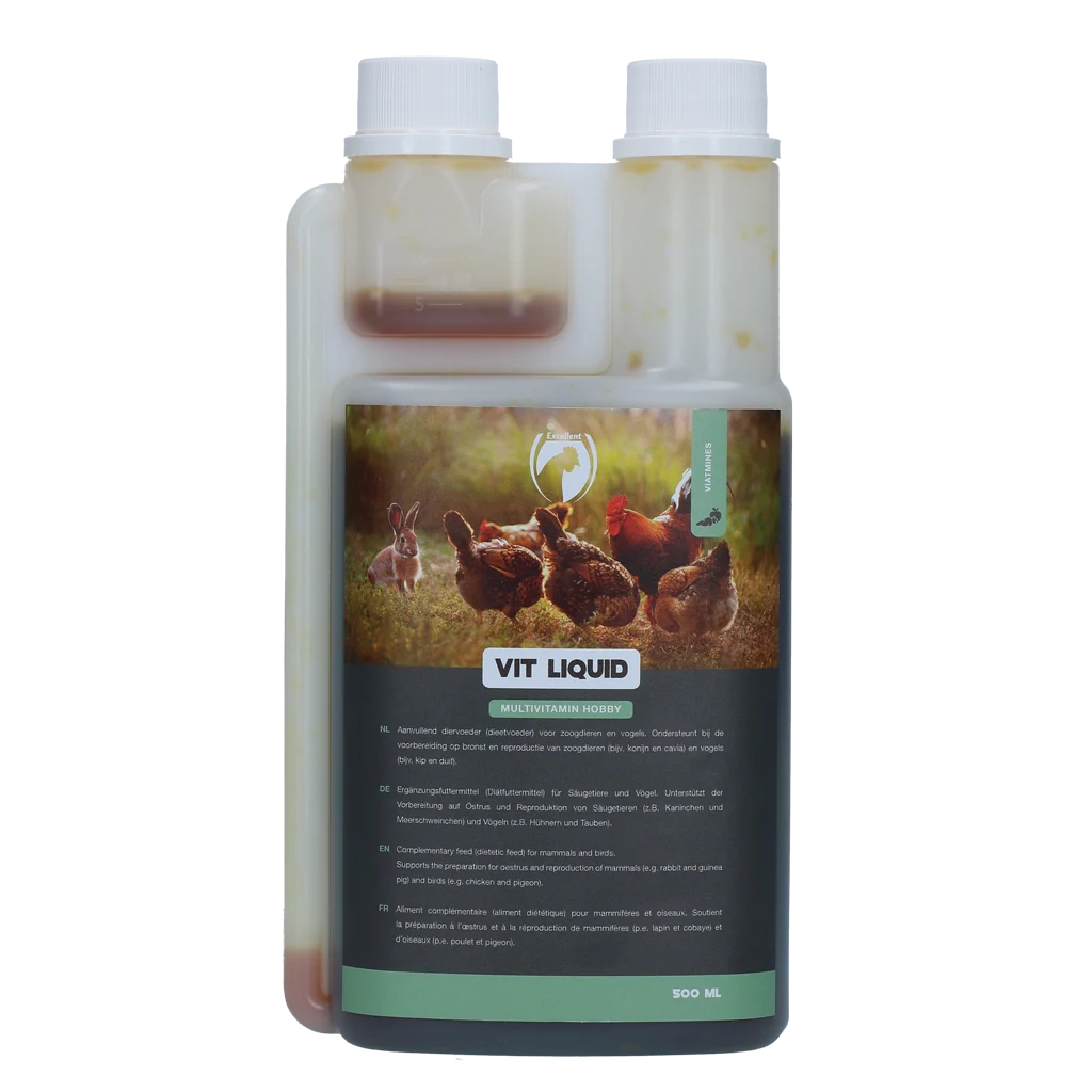 Multivitamines liquide pour poules, 500 ml – Excellent Vit Liquid Multivitamine Hobby – Image 1