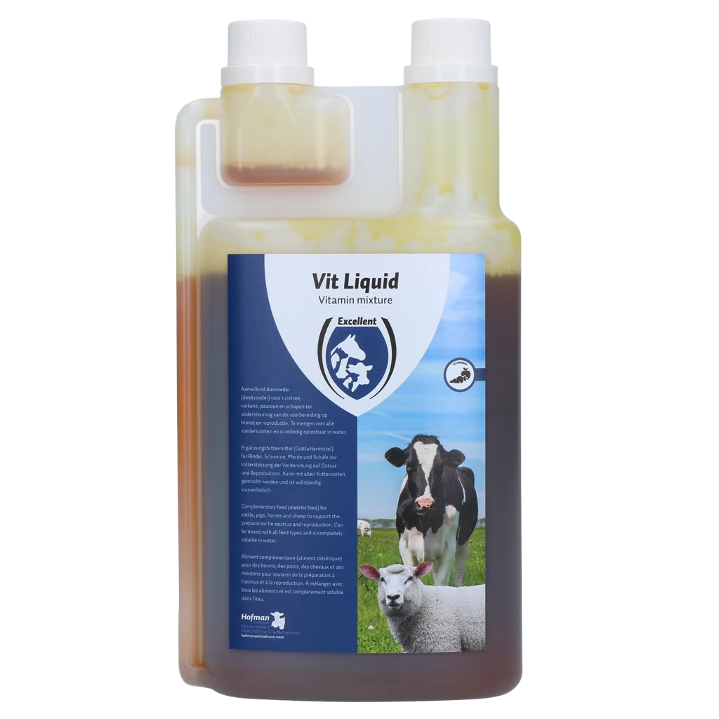 Multivitamines liquides pour chevaux 1 l – Excellent Vit Liquid – Image 1