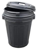 Conteneur pour aliments avec fermeture à vis, 70 l, noir – Image 3