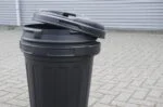 Conteneur pour aliments avec fermeture à vis, 70 l, noir – Image 2