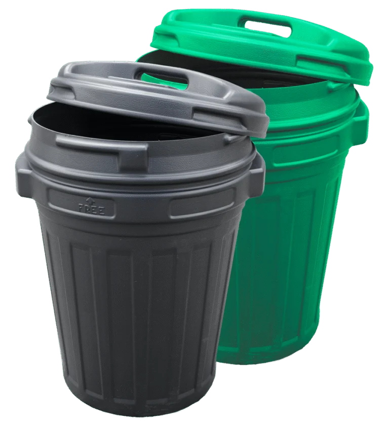 Conteneur pour aliments avec fermeture à vis, 70 l, noir