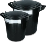 Conteneur à aliments avec couvercle et fermeture, 40 l – Vplast