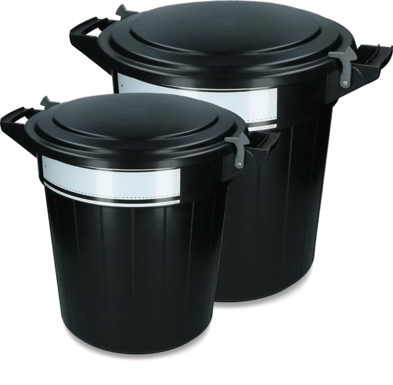 Conteneur à aliments avec couvercle et fermeture, 40 l – Vplast