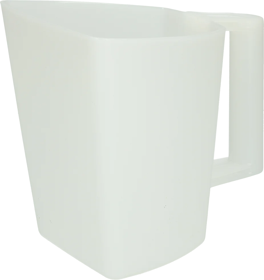 VOER0012B.png Pelle à aliments en plastique avec graduation, 2 l, transparente – Vplast Plus – Image 1