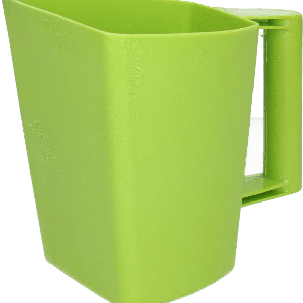 Pelle à aliments en plastique avec graduations, 2 l, verte – Vplast Plus