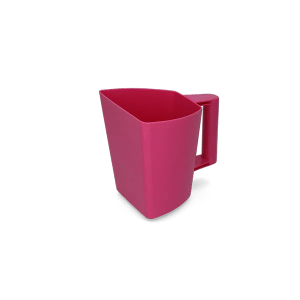 Pelle à aliments en plastique avec graduation, 2 l, rose – Vplast Plus