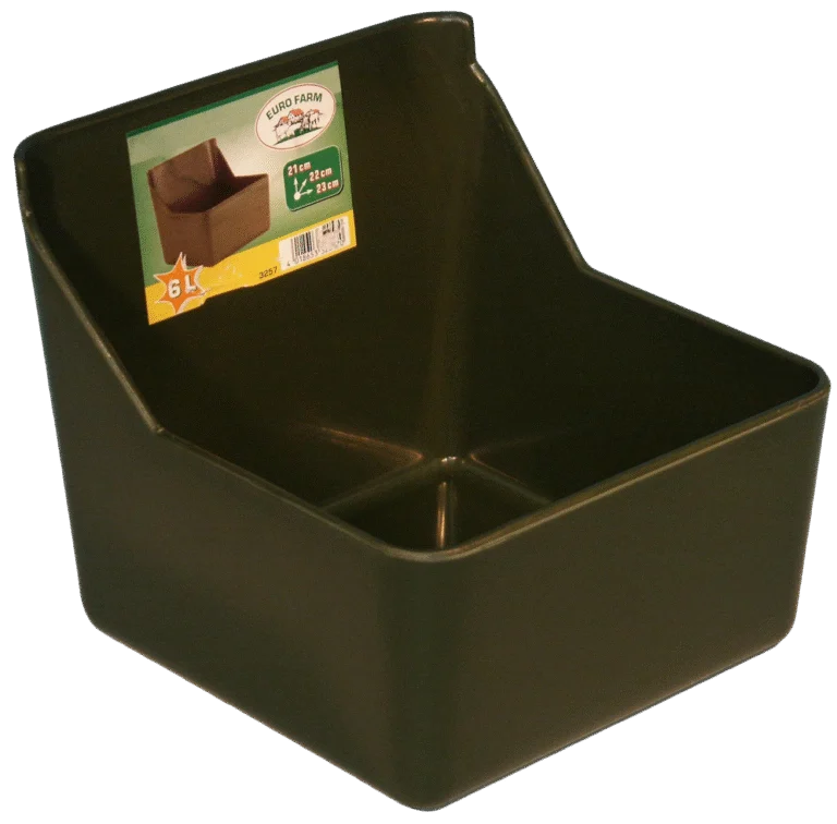 Mangeoire en plastique pour veaux et poulains, 6 l – Vplast