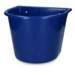 Mangeoire suspendue avec crochets, 15 l, bleu foncé – Vplast