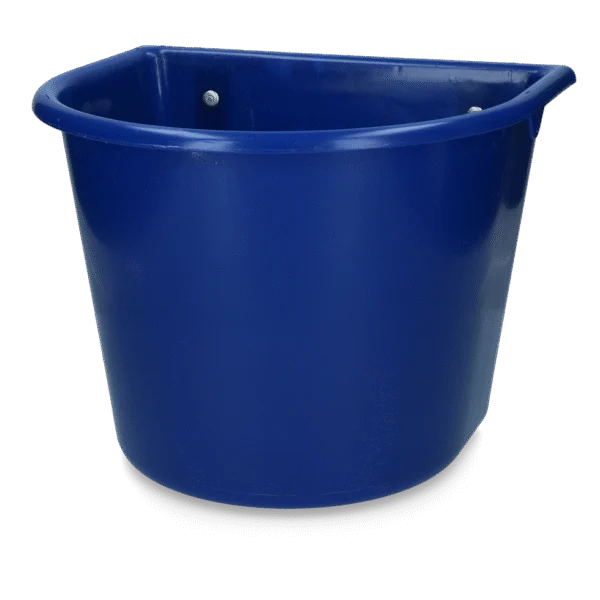 Mangeoire suspendue avec crochets, 15 l, bleu foncé – Vplast