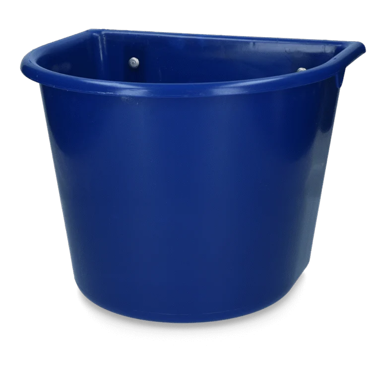 Mangeoire suspendue avec crochets, 15 l, bleu foncé – Vplast