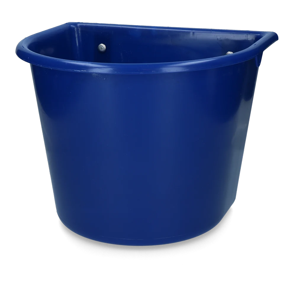 VOERA015.png Mangeoire suspendue avec crochets, 15 l, bleu foncé – Vplast – Image 1