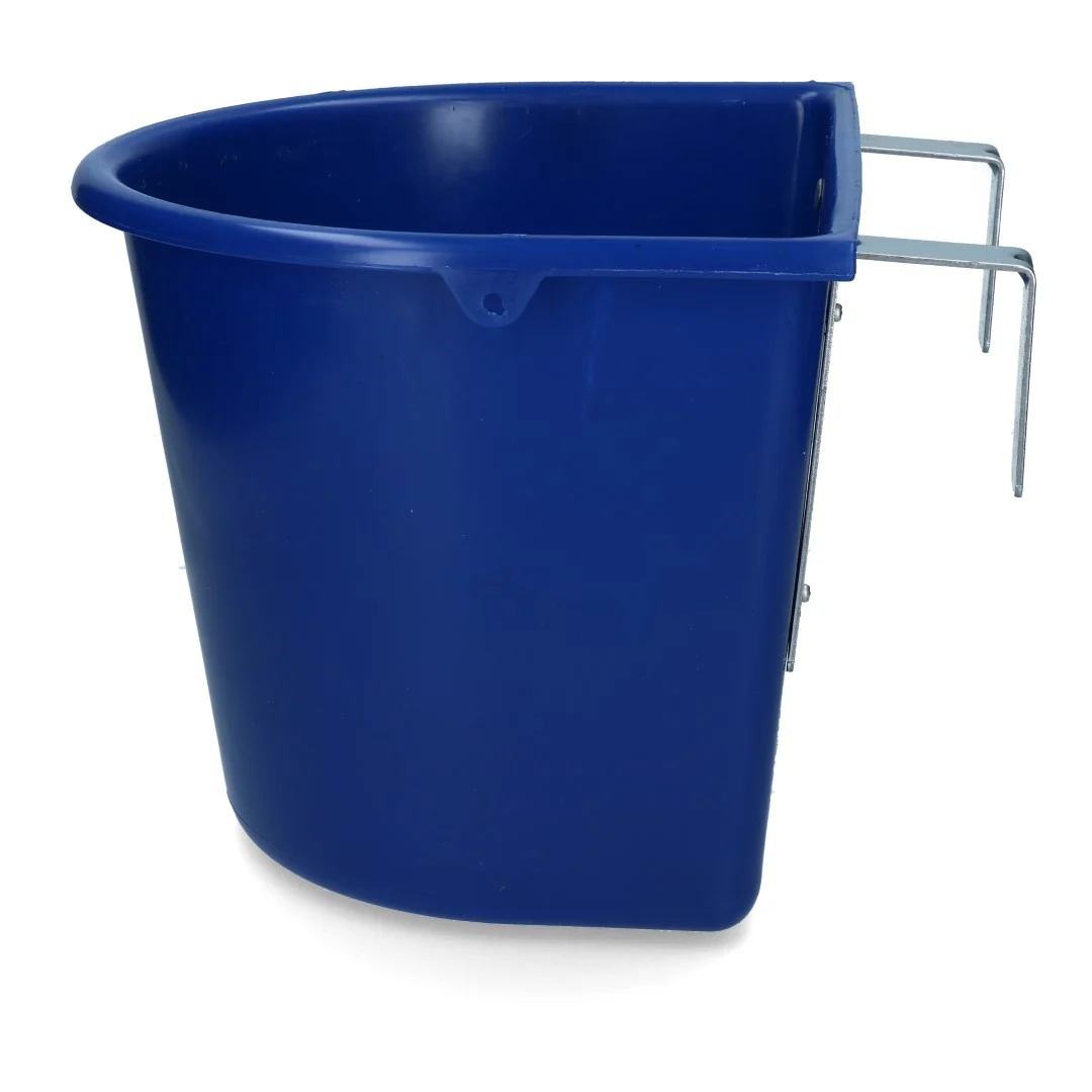 Mangeoire suspendue avec crochets, 15 l, bleu foncé – Vplast – Image 2