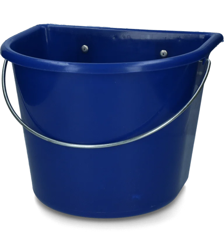 Mangeoire avec crochets de suspension et anse, 15 l, bleu foncé – Vplast