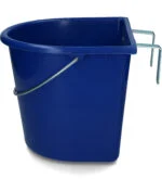 Mangeoire avec crochets de suspension et anse, 15 l, bleu foncé – Vplast – Image 2