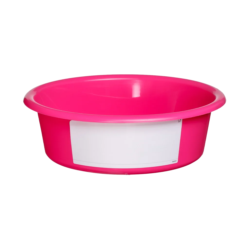 VOERB009RW.png Mangeoire pour chevaux, 6 l, rose – Vplast – Image 1