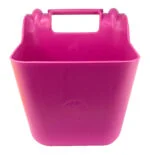 Mangeoire suspendue pour chevaux avec poignée, 14 l, rose – Ok-Plast – Image 2