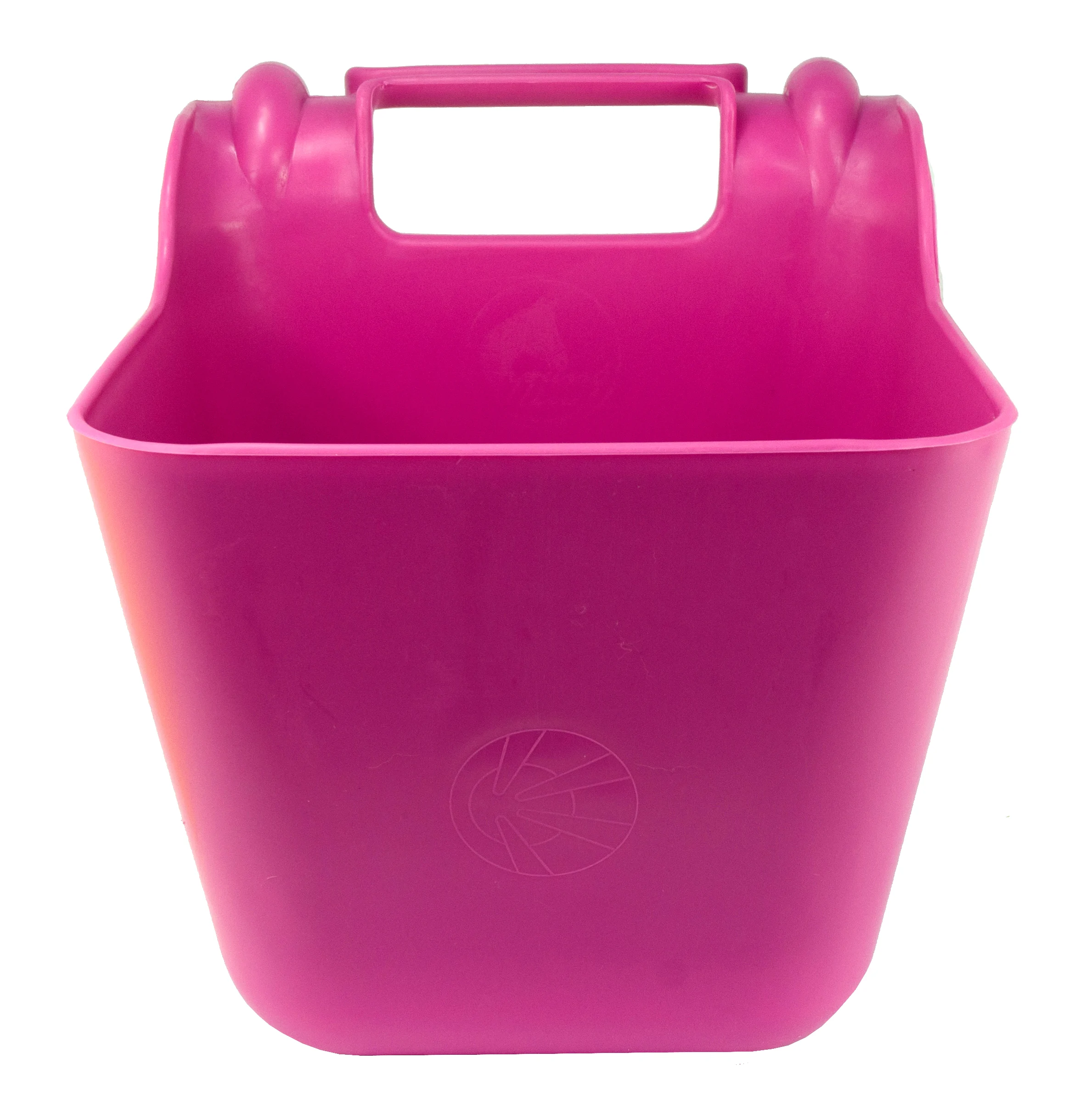 Mangeoire suspendue pour chevaux avec poignée, 14 l, rose – Ok-Plast – Image 2