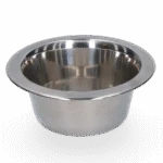 Gamelle et abreuvoir pour chien en acier inoxydable Ø 11 cm