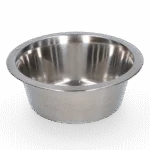 Gamelle pour chien, pour la nourriture et l’eau, en inox Ø 16 cm
