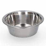 Gamelle pour chien en acier inoxydable, Ø 21 cm
