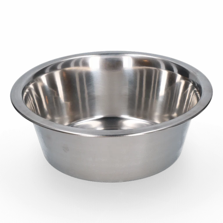 Gamelle pour chien en acier inoxydable, Ø 21 cm