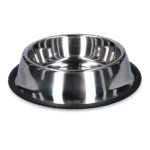 Gamelle et abreuvoir pour chien en acier inoxydable avec rebord antidérapant, 900 ml, Ø 23 cm