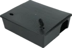 Boîte d’appâtage pour rats avec clé et double verrouillage, 24 x 20,3 x 7,5 cm – Hofman Pest Control Rat