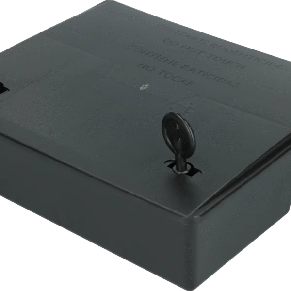 Boîte d’appâtage pour rats avec clé et double verrouillage, 24 x 20,3 x 7,5 cm – Hofman Pest Control Rat