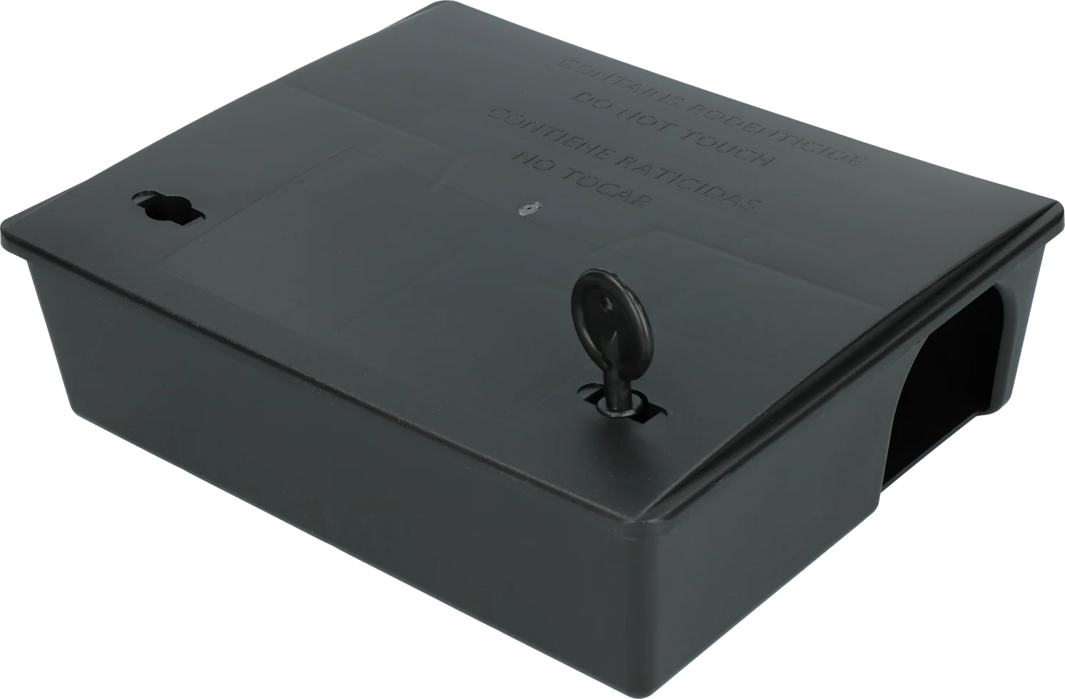 Boîte d’appâtage pour rats avec clé et double verrouillage, 24 x 20,3 x 7,5 cm – Hofman Pest Control Rat – Image 1