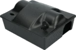 Boîte d’appâtage pour rats avec porte-appât et clé, 23,5 x 19,5 x 10,5 cm – Hofman Pest Control Dual Bait