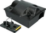 Boîte d’appâtage pour rats avec piège à rats et clé, 23,5 x 19,5 x 10,5 cm – Hofman Pest Control Dual Bait
