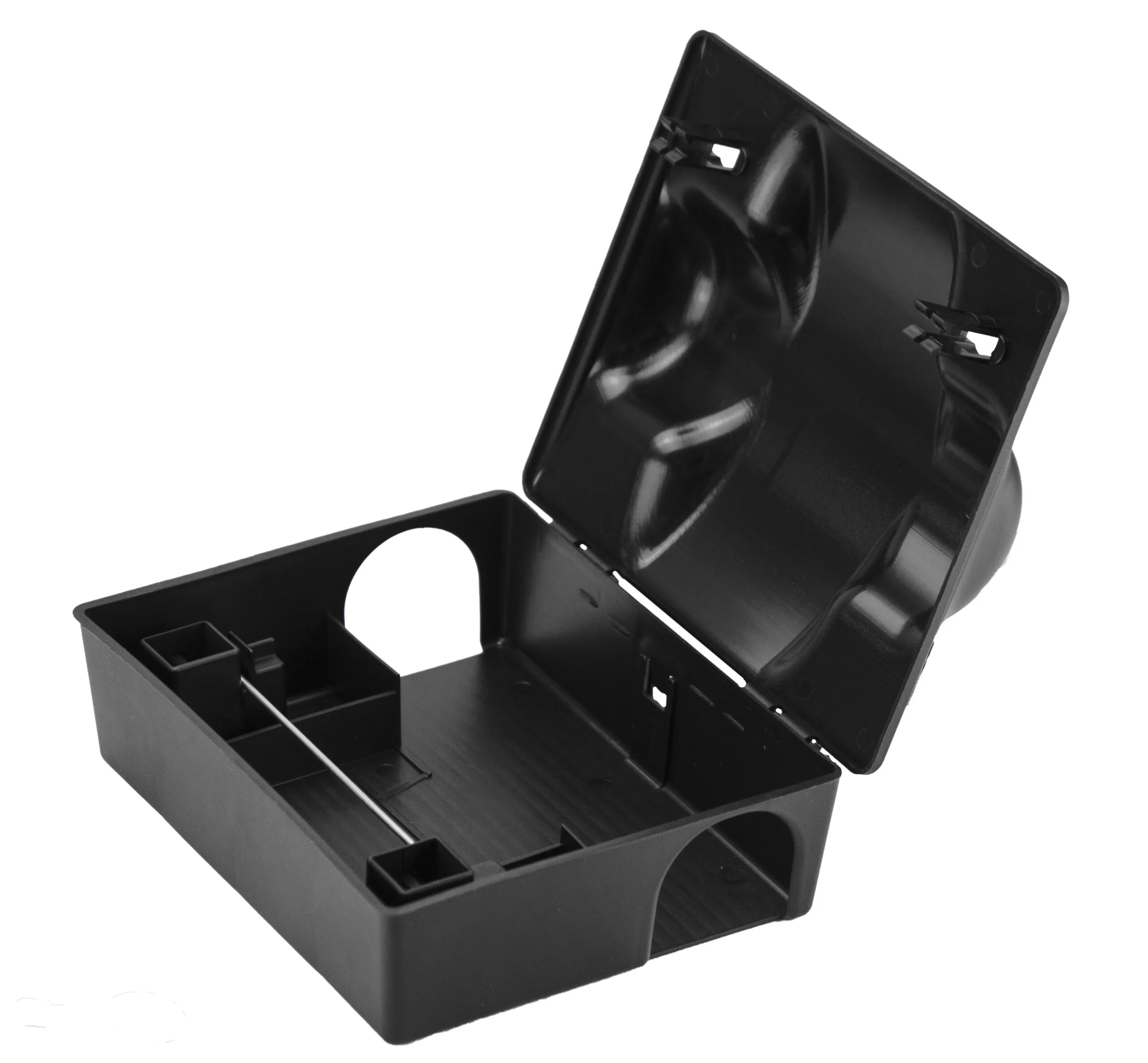 Boîte d’appâtage pour rats avec piège à rats et clé, 23,5 x 19,5 x 10,5 cm – Hofman Pest Control Dual Bait – Image 2
