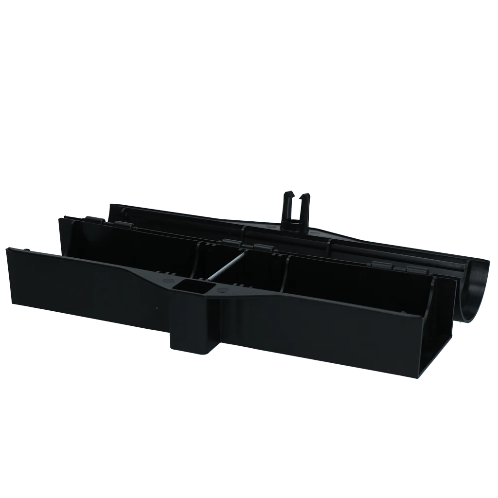 Boîte à appât pour souris en forme de tunnel pour 2 pièges avec clé, 30 x 10 x 8 cm – Image 2