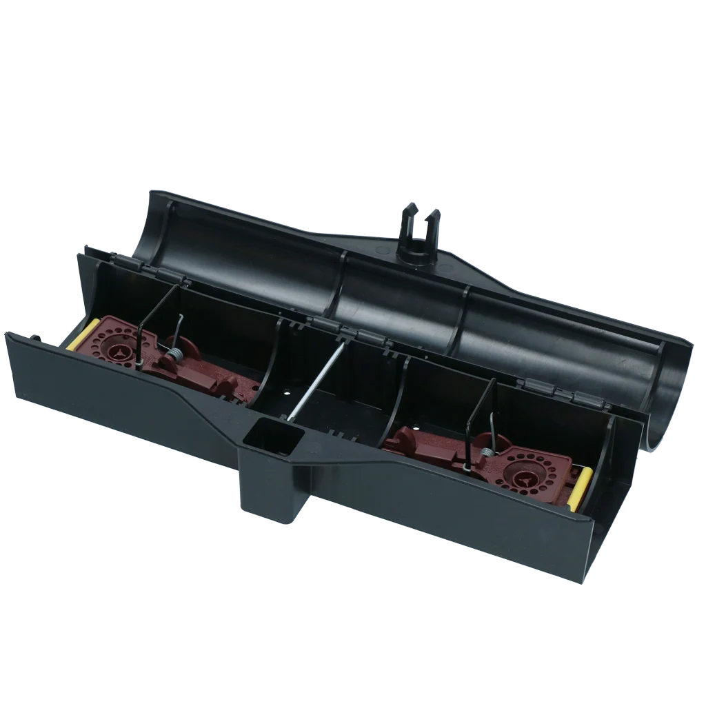 Boîte à appât pour souris en forme de tunnel pour 2 pièges avec clé, 30 x 10 x 8 cm – Image 5