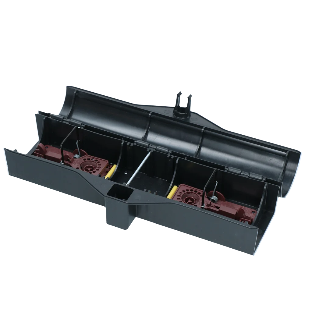Boîte à appât pour souris en forme de tunnel pour 2 pièges avec clé, 30 x 10 x 8 cm – Image 6