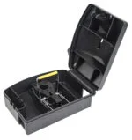 Boîte à appât pour souris avec fenêtre de contrôle, 15 x 10,8 x 7 cm – Hofman Pest Control AF Snappa Black – Image 2