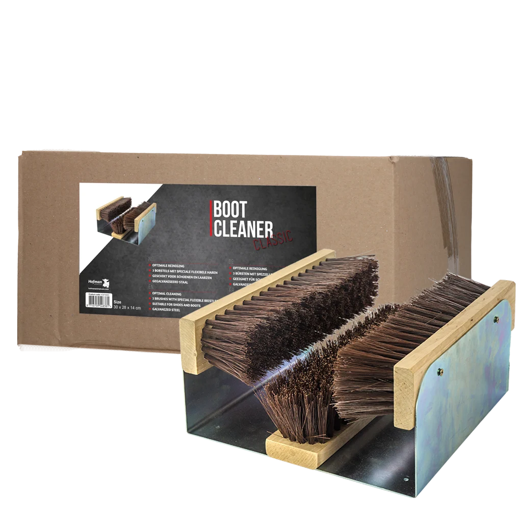 Décrottoir à chaussures Boot Cleaner avec 3 brosses à poils souples, 30 x 28 x 14 cm – Image 1