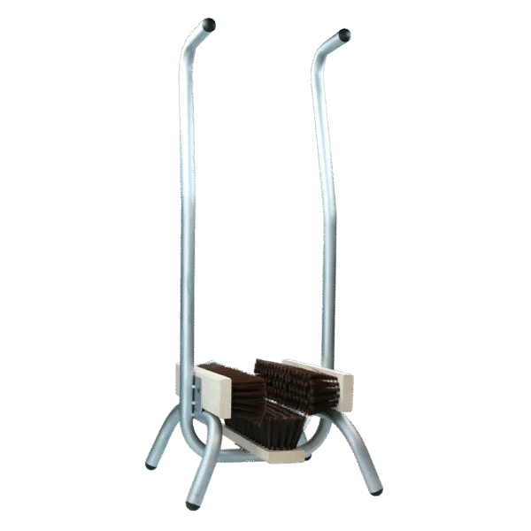 Décrottoir à chaussures de 83 cm avec appui main et 3 brosses