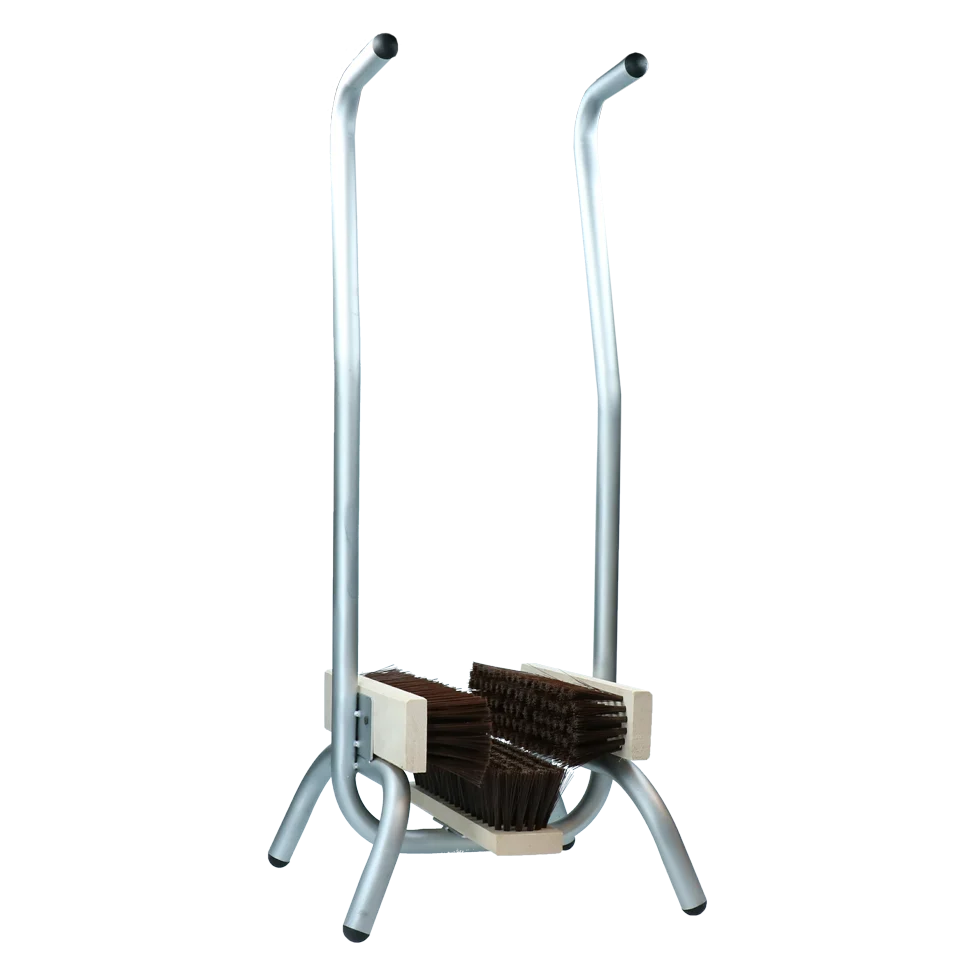 Décrottoir à chaussures de 83 cm avec appui main et 3 brosses – Image 1