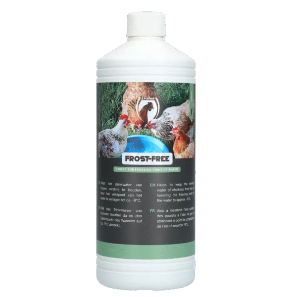 Additif pour l’eau de boisson des poules en période de gel, 1 l – Excellent Vorstvrij