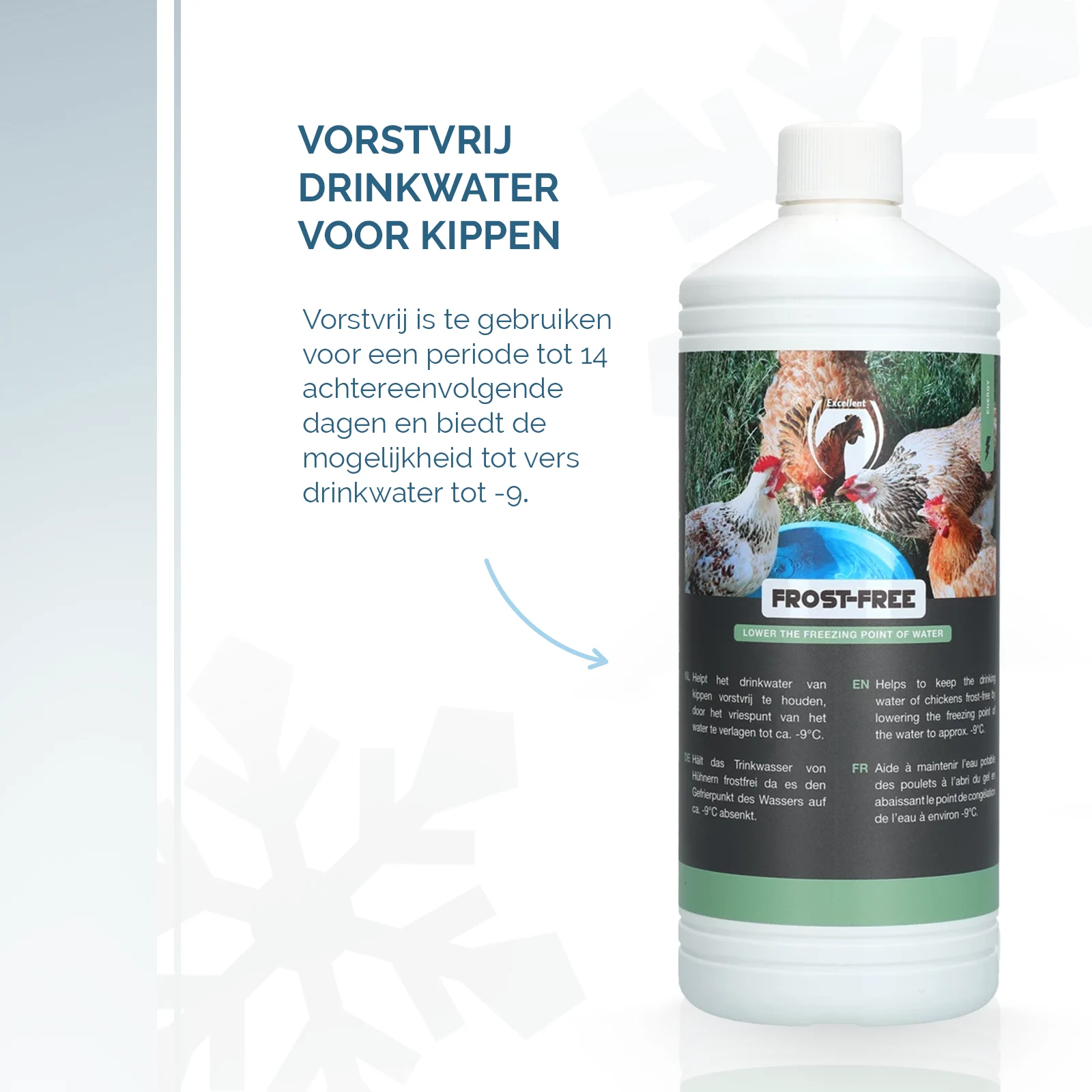 Additif pour l’eau de boisson des poules en période de gel, 1 l – Excellent Vorstvrij – Image 4