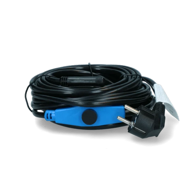Câble antigel pour conduites d’eau avec thermostat, 8 m, 128 W – Gobel
