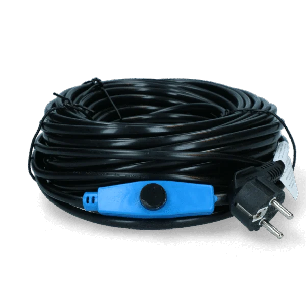 Câble antigel pour conduites d’eau avec thermostat, 24 m, 384 W – Gobel