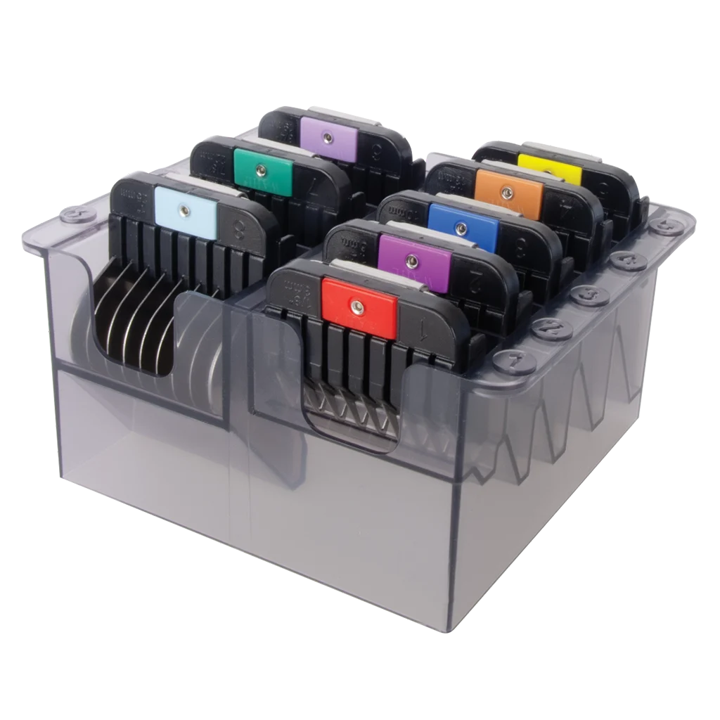 Jeu de peignes en acier inoxydable pour KMC+, 8 pièces, de 3 à 25 mm – Wahl – Image 1
