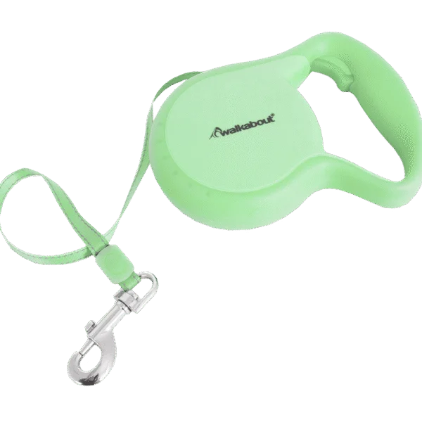 Laisse enrouleur lumineuse pour chien, XS, 3,1 m – Petmate Walkabout