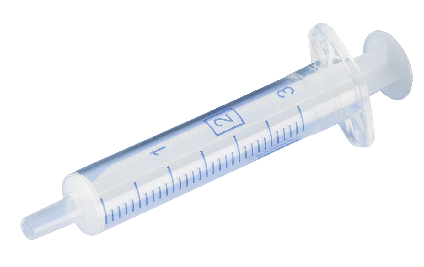 Seringue à usage unique en deux pièces avec Luer Lock, 3 ml – Image 1