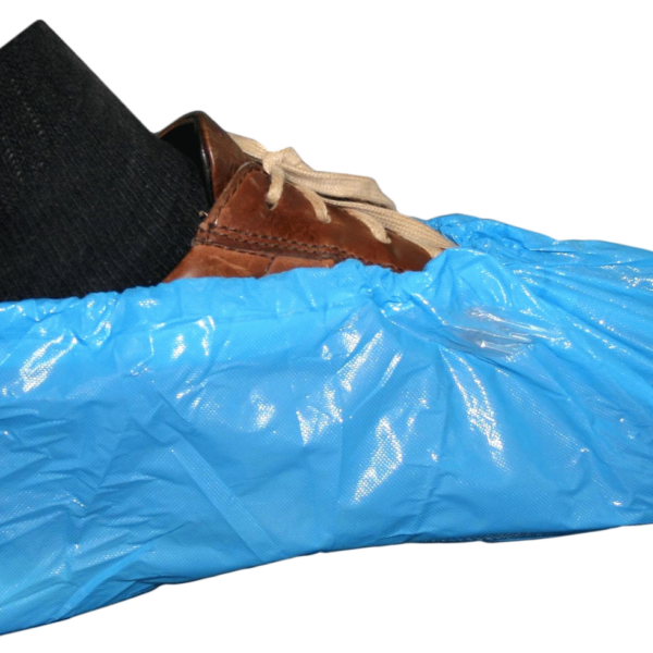 Surchaussures jetables bleues 36 x 15 cm, 50 paires