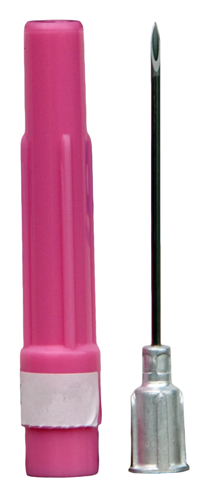 Aiguille à usage unique en acier inoxydable 25 x 1.3 mm, 100 pièces – Génia Genalu – Image 1